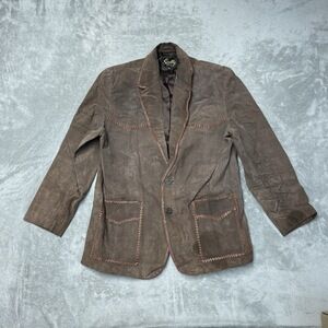 Scully Men's 46L Leather Blazer Brown H0794
